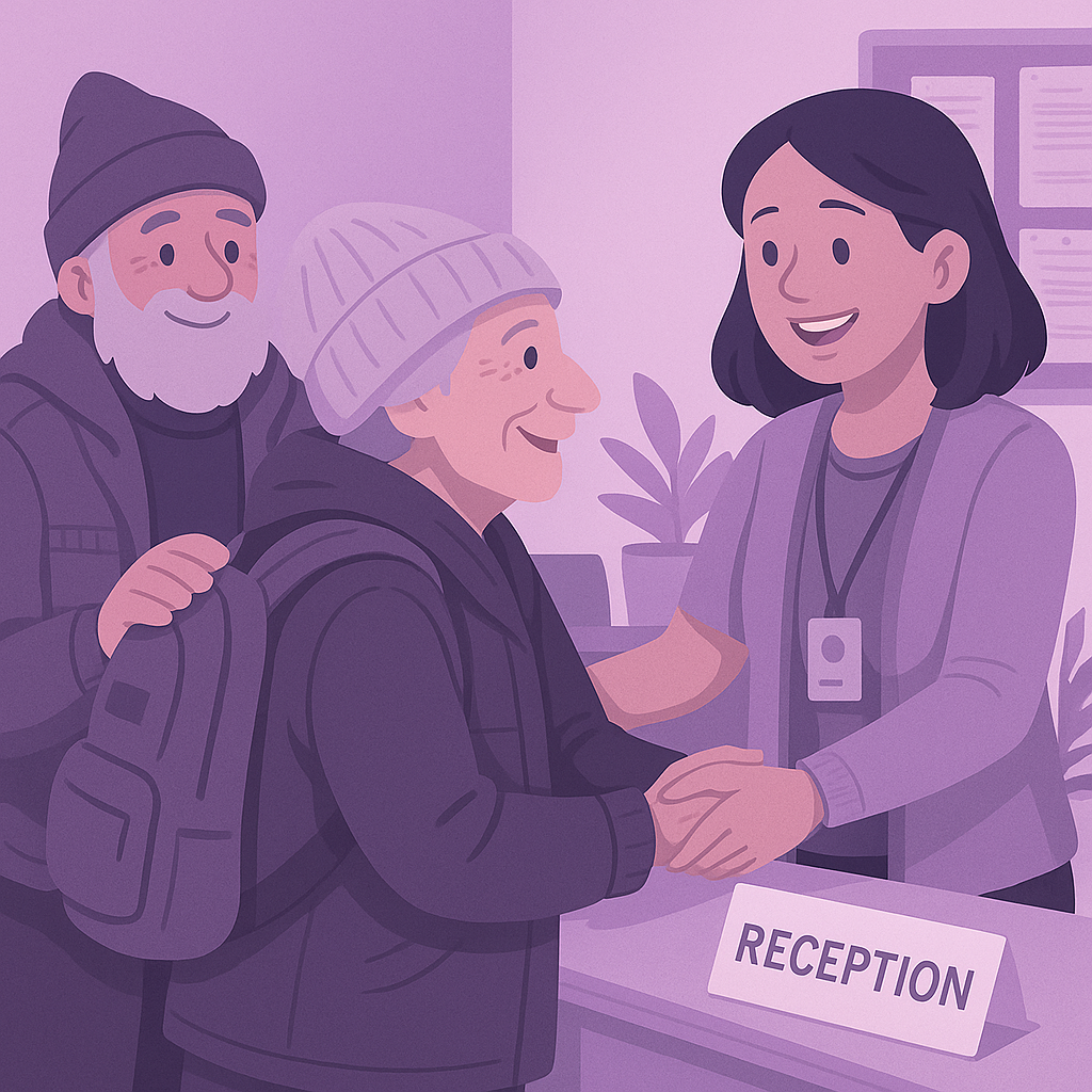 Welcomed at the Resource Center